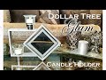 Modern Dollar Tree DIY 2021 - Candle Holders DIY - Glam Home Decor
