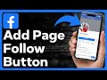 How To Add Follow Button To Facebook Page
