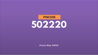 Pincode 502220  Hoti B Malkapur Jadi Zaheerabad U0026 More