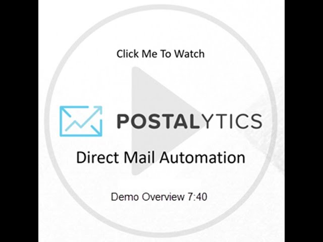 Postalytics Demo Video