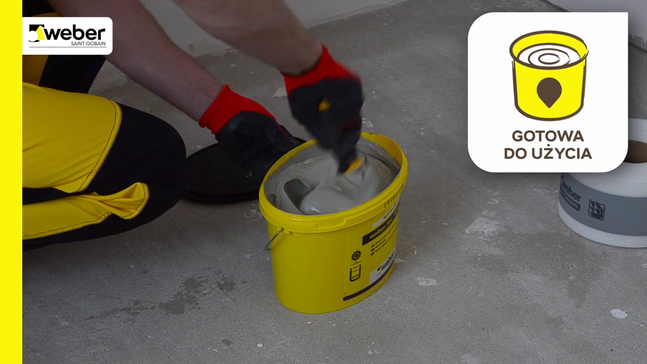 Hydroizolacja łazienki z produktami Weber
