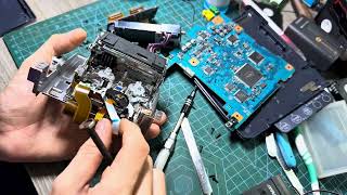 Sửa máy ghi và phát băng minidv cầm tay GV-D1000   #repaircamcorder #hi8camera #hi8 #minidv #dvcam