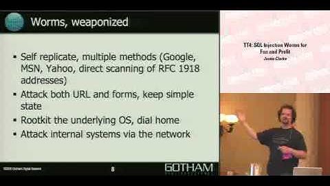 Sql Injection Worms For Fun And Profit