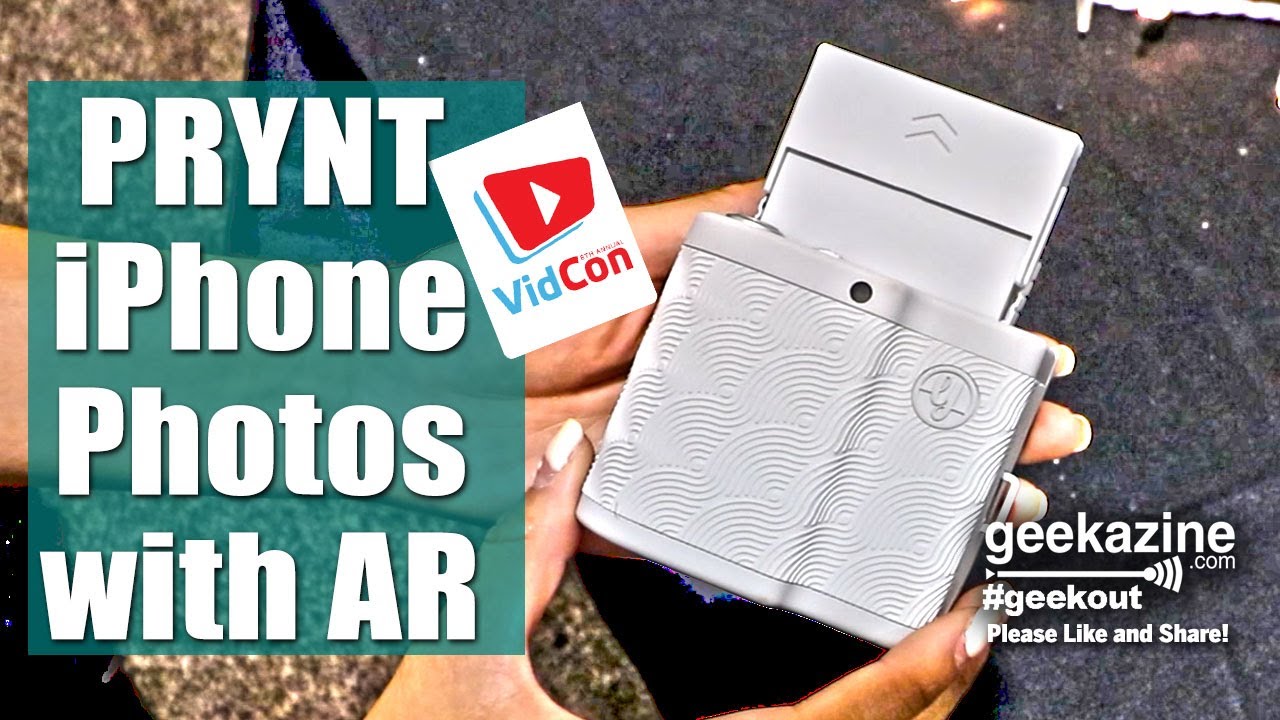 Prynt Pocket Helps Print Out Photos with Augmented Reality - YouTube