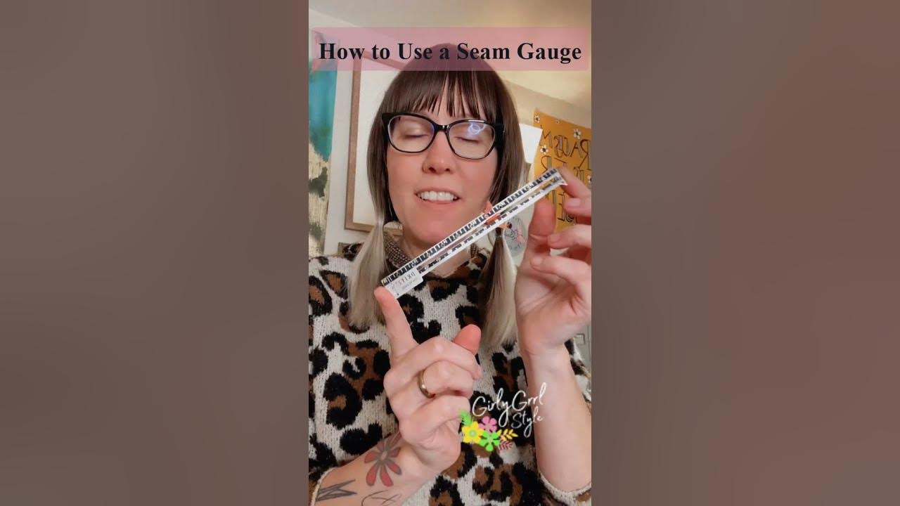 How to Use a Seam Gauge to Measure Waistbands and Hems 