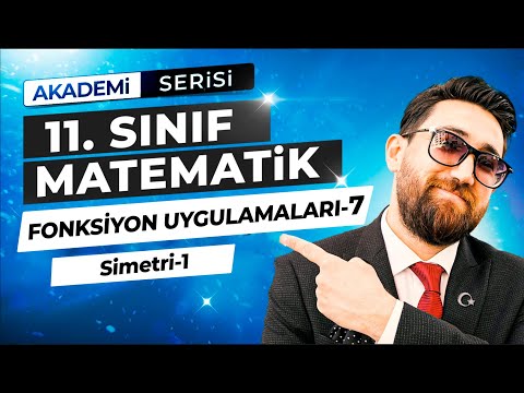 Fonksiyon Uygulamaları 7.Ders | Simetri-1 | 11.Sınıf Konu Anlatımı | Akademi Serisi