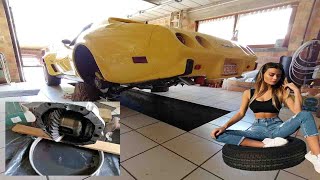 Corvette C3 differential diagnose, removal and restoration Part 1. Preparations for final removal.