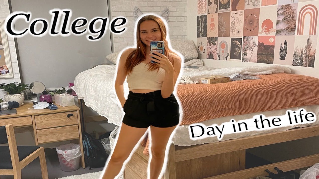 Realistic Day in the Life of a College Student - YouTube