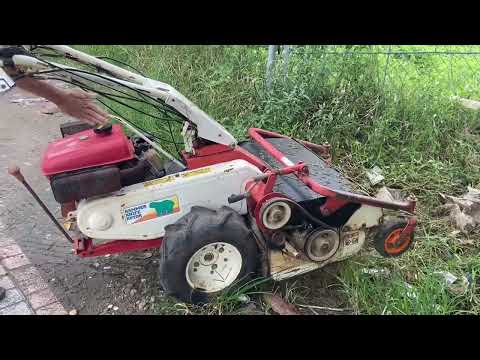 Video Làm cỏ vườn quá nhàn khi có em cắt cỏ trục băm này … - youtube