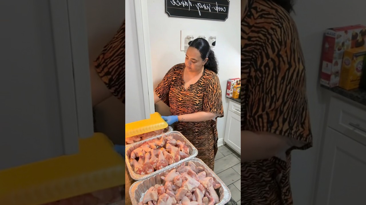 Let’s clean & vacuum seal some meats! #mealprep #sahm #vacuumsealing