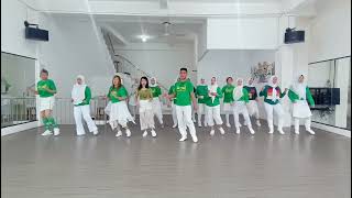 Download Lagu Hanya Memuji - Line Dance / Demo by 7 Gym \u0026 Studio Palembang MP3