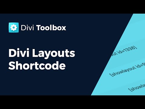 Display Divi Layouts using a Shortcode ~ Divi Toolbox ⚙️💙