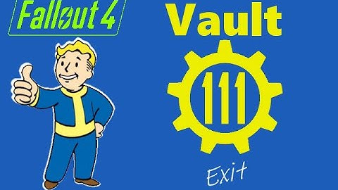 Fallout 4: exiting Vault 111