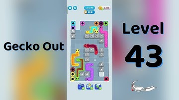 🎮 Gecko Out Level 43 Walkthrough | Go Answer 🦎