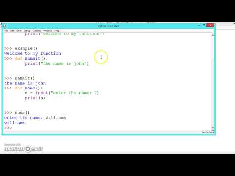 Python Tutorial for beginners - User defined functions