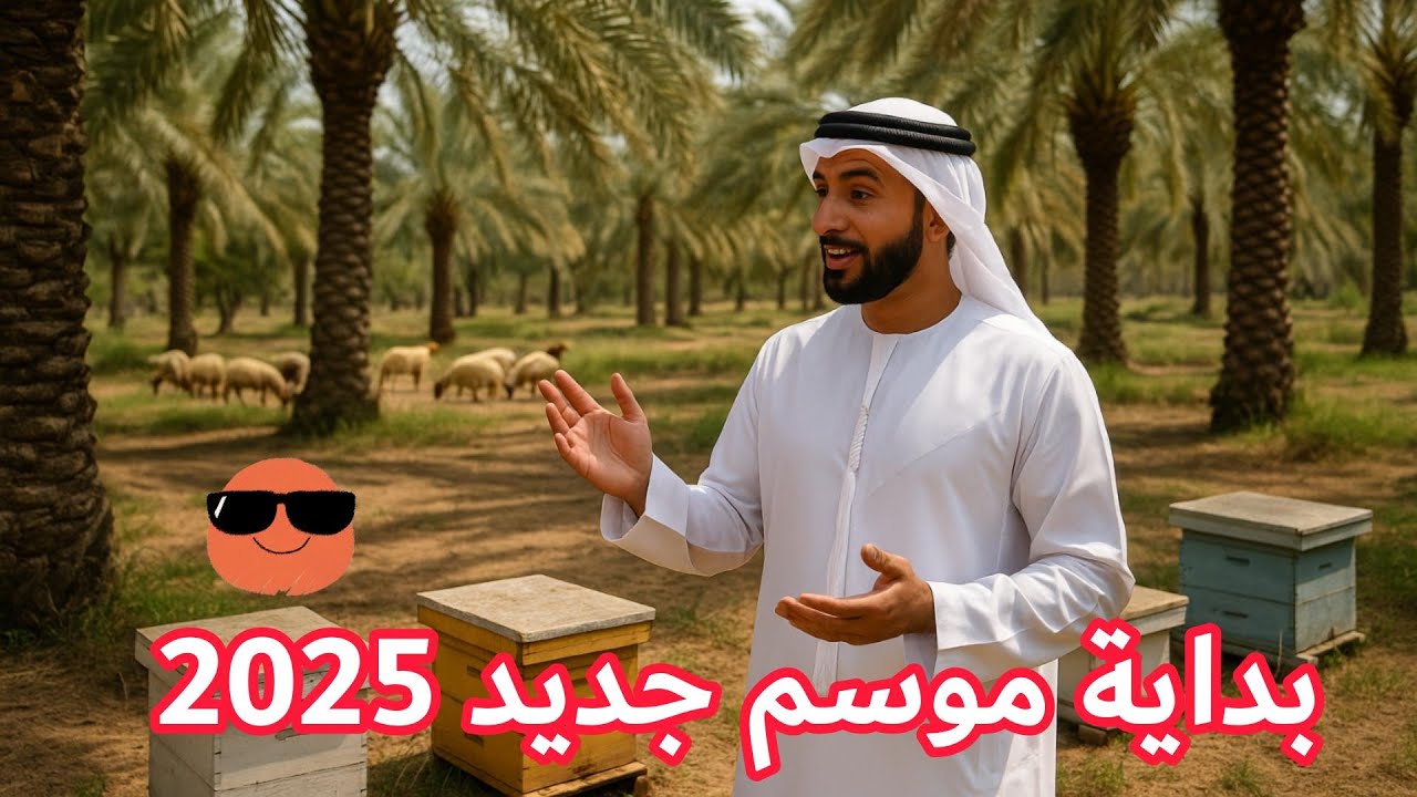 🔵 خلونا نتمشى مع بعض في المزرعة 2025 #مزرعة @farming @farmer