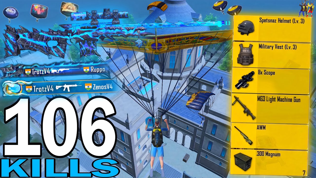 106 KILLS!😍 NEW BEST LOOT GAMEPLAY with BEST OUTFIT 🔥SAMSUNG,A7,A8,J4,J5,J6,J7,J2,J3,XS,A3,A4,A5