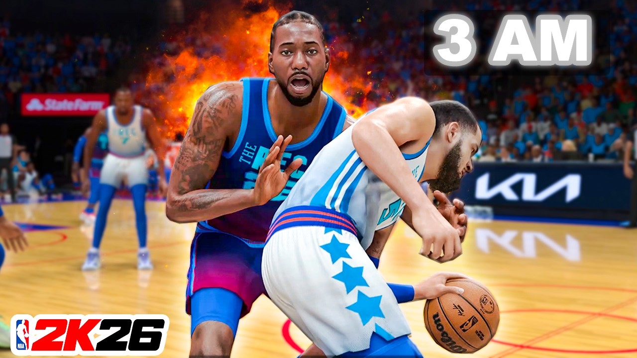 В NBA 2K26 ЗАКРЫВАЕМ СЛУЧАЙНЫЕ РЕЖИМЫ REC В 3 ЧАСА НОЧИ