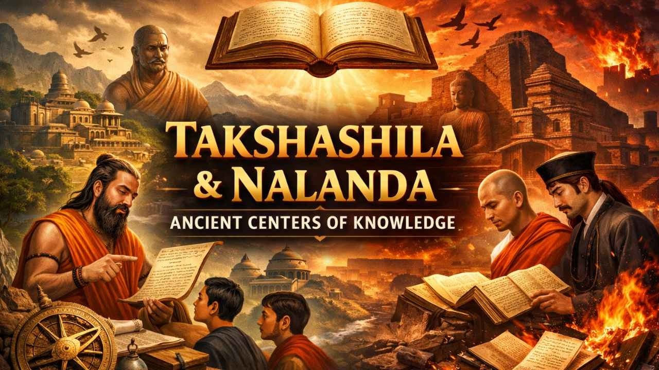 పురాతన భారతదేశ విద్యా వైభవం | Takshashila & Nalanda – The Forgotten Pillars of Knowledge | #history