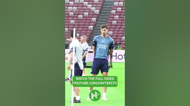 Mikel Arteta with Kai Havertz 👀
