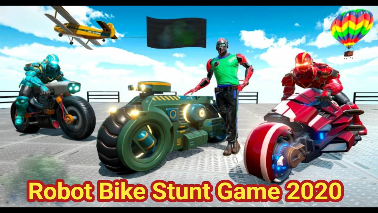 Robot Bike Stunt Master: Bike Stunt Games 2020 