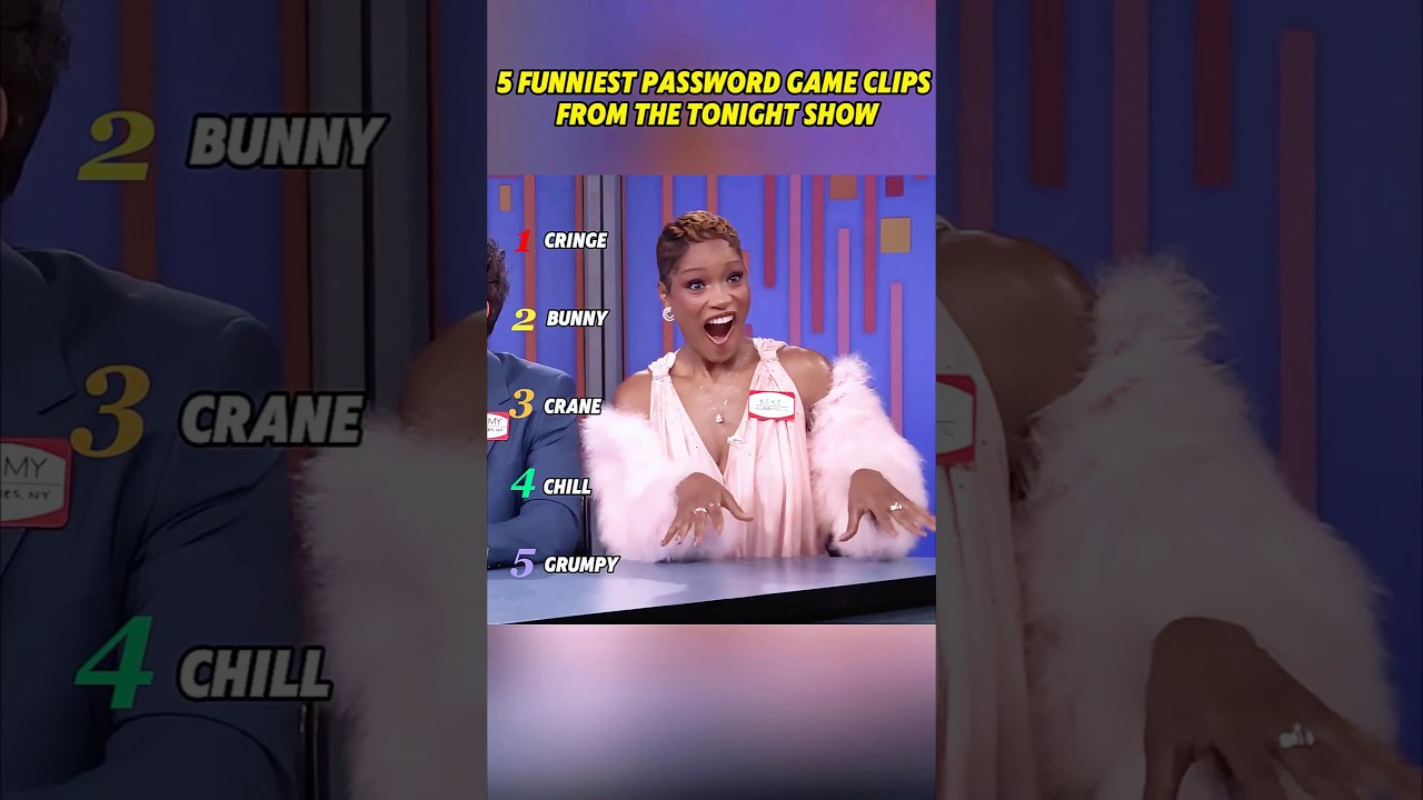 5 Funniest Password Game Clips from The Tonight Show #youtube #funny #celebrity #trending
