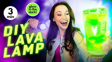 Glow in the Dark Lava Lamp - Science Experiment for Kids