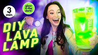 Glow in the Dark Lava Lamp Experiment