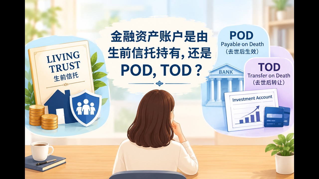 金融资产账户是放入生前信托好,还是直接指定POD或TOD?