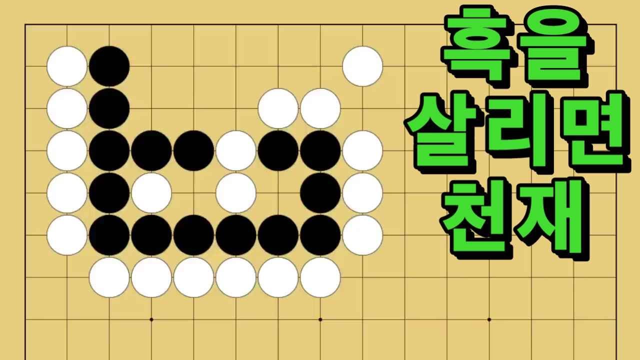 바둑 묘수 사활 - 6월 천재묘수 몰아보기