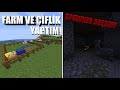 Çiftlik , Farm Yaptık ve Zindan Buldum ( İskelet Spawner ) Minecraft Survival : Türkçe 1.16.4