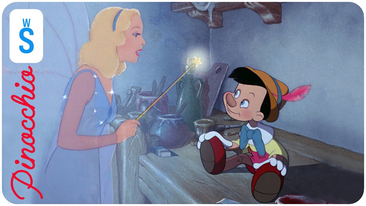 Pinocchio (1940) | Scene: The Blue Fairy