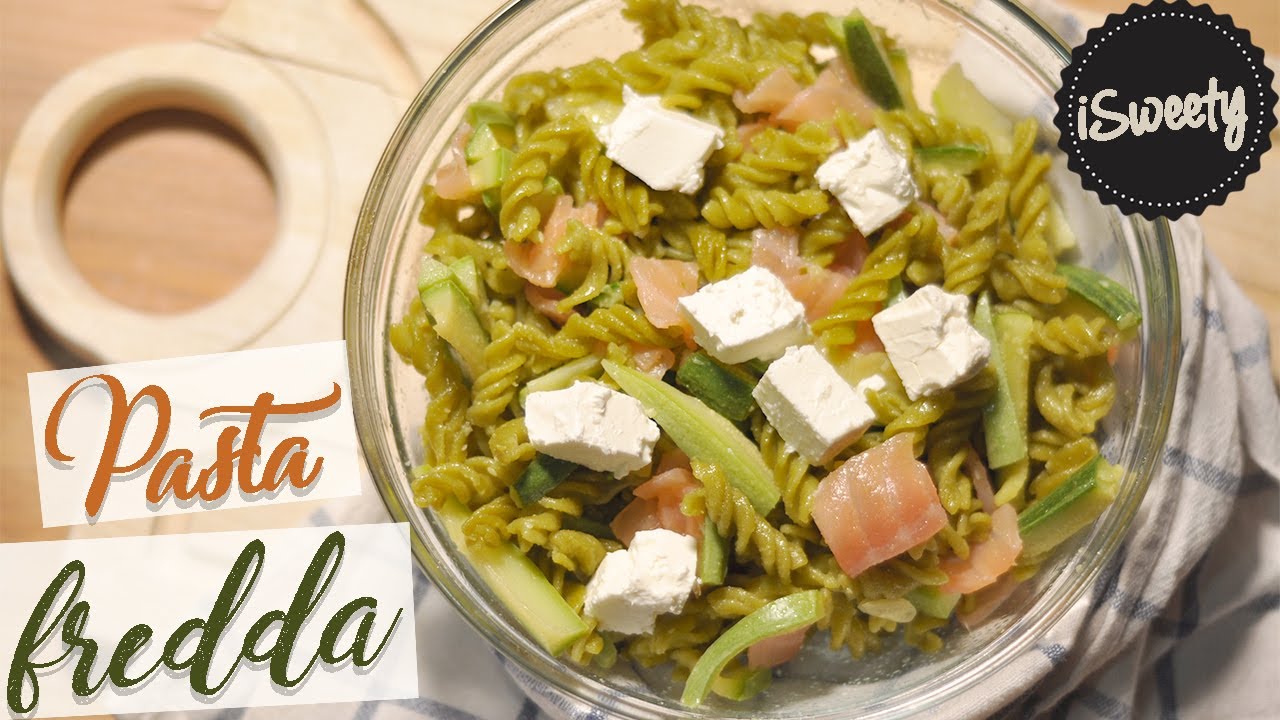 Pasta Fredda con ZUCCHINE e SALMONE [Insalata Estiva Leggera & Veloce ...
