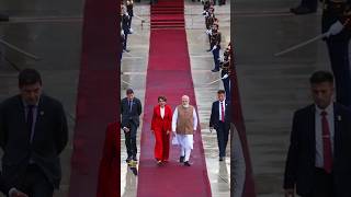PM Modi emplanes for Delhi from Paris, France | #shorts