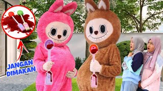 2 Labubu Hamil Makan Permen Lolipop Mu Berdarah Chikaku Family