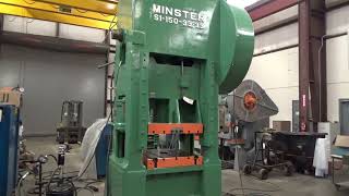 150 TON MINSTER STRAIGHT SIDE PRESS  ALMA #6725