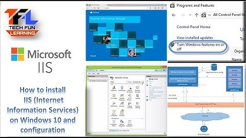 IIS (Internet Information Services) installation and configuration