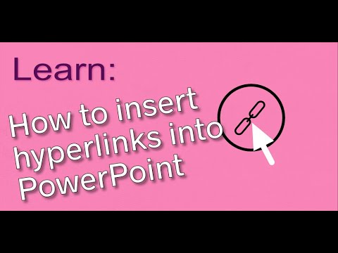 How to insert hyperlinks into PowerPoint - YouTube