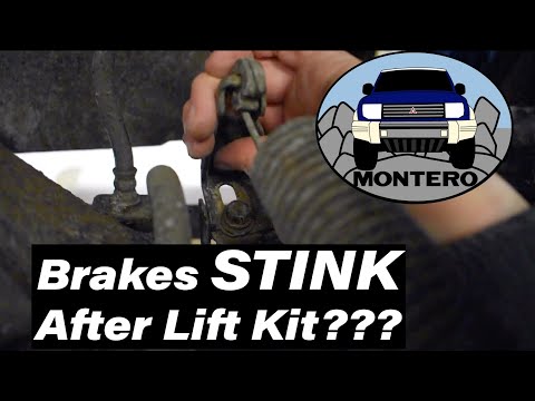 Load Sensing Proportioning Valve Adjustment On A Mitsubishi Montero Rear Brake Smell 