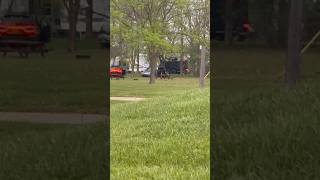 SWAT team tries to get suspect at campground