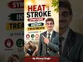 ☀️ Heat stroke can become dangerous if ignored.Listen to your body before the heat takes control.