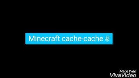 Minecraft Ps3 Cache-cache ep1