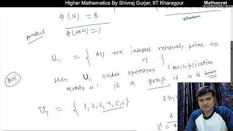 19.Abstract Algebra: Euler Phi Function| UPSC IAS| IFoS| CSIR NET|GATE| IES| IIT JAM| Shivraj Gurjar