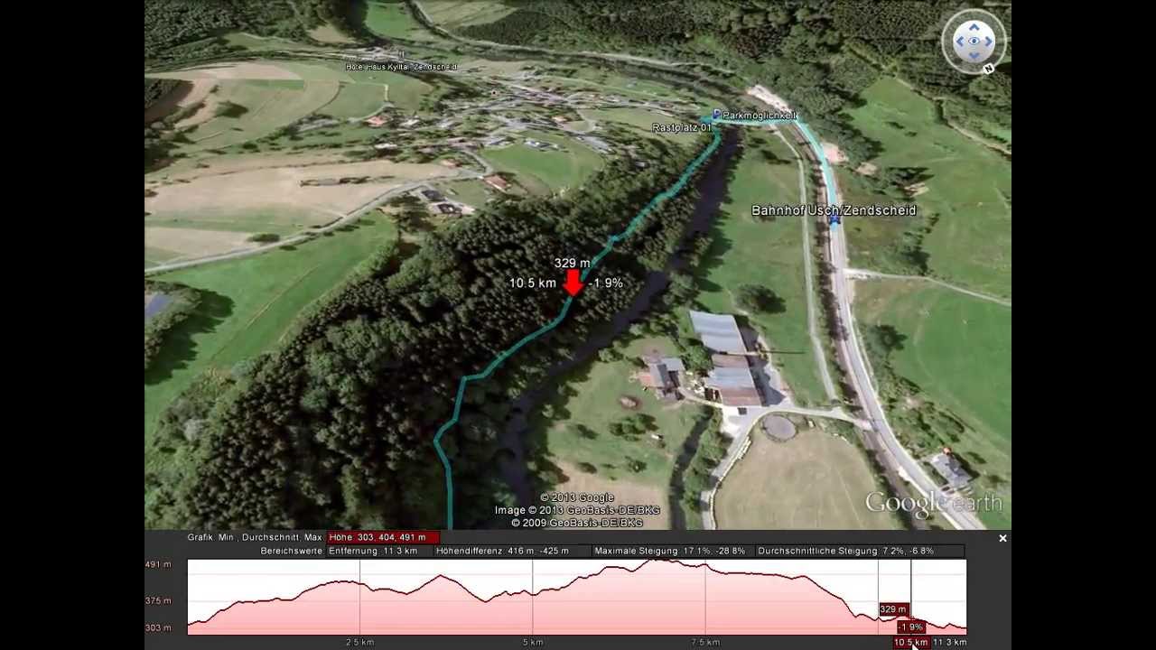 NAE-Tour 090 (3D-Flug): EifelBahnSteig - 17. Etappe: Von Densborn nach Usch/Zendscheid