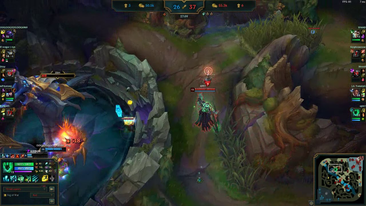 Guide on how to steal a baron with Thresh