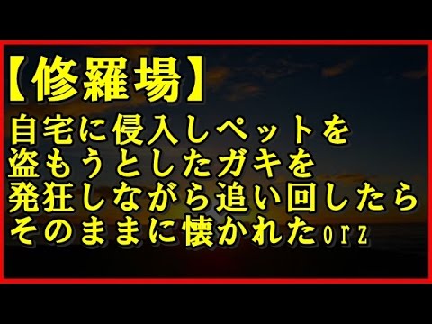 【修羅場】自宅に侵入しペットを盗もうとしたガキを発狂しながら追い回したら、そのままに懐かれたorz【本当にあった修羅場ch】