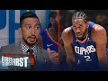 Kawhi is feeling the pressure, LeBron is best closer in NBA — Nick Wright | NBA | FIRST THINGS FIRST