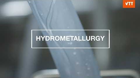 Hydrometallurgy