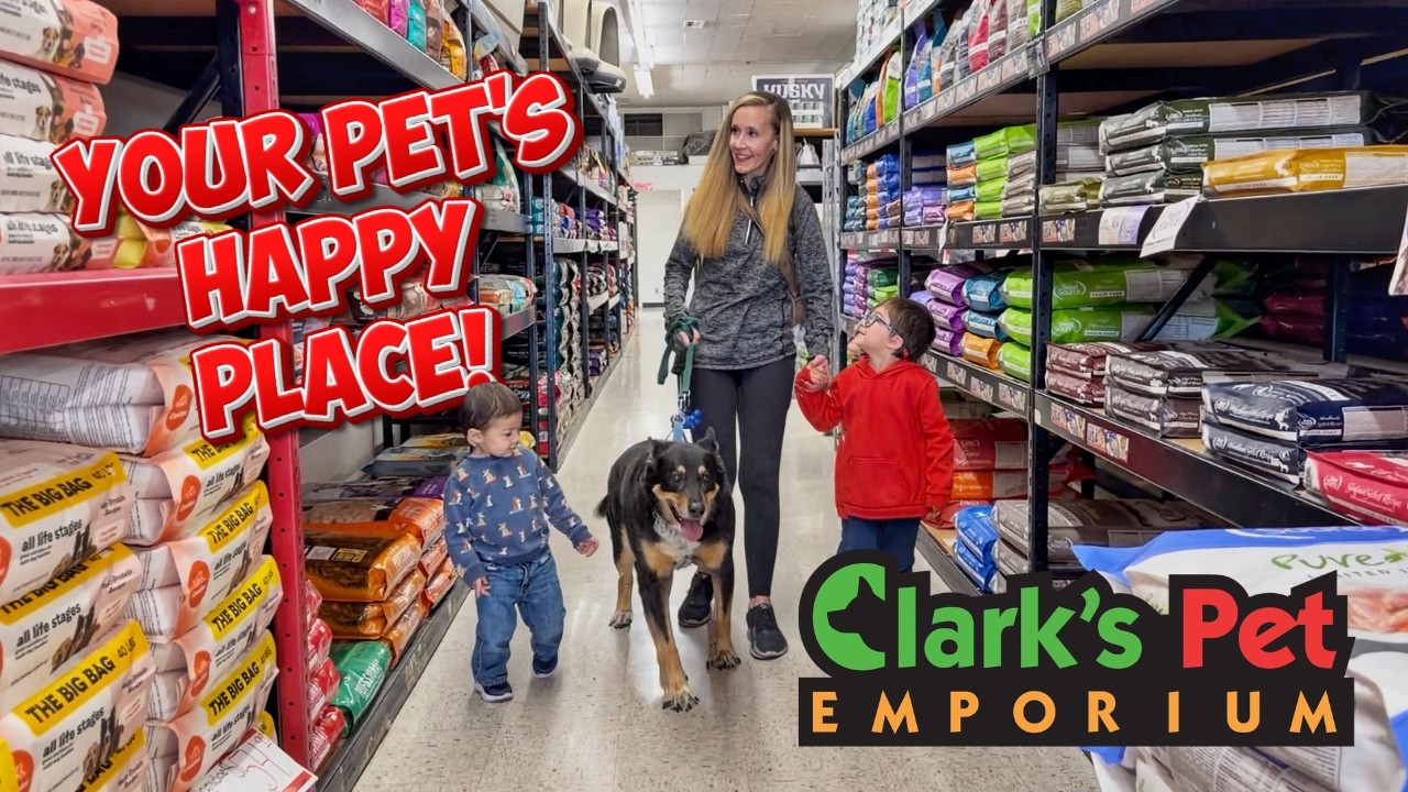 Your Pet's Happy Place at Clark's Pet Emporium - YouTube