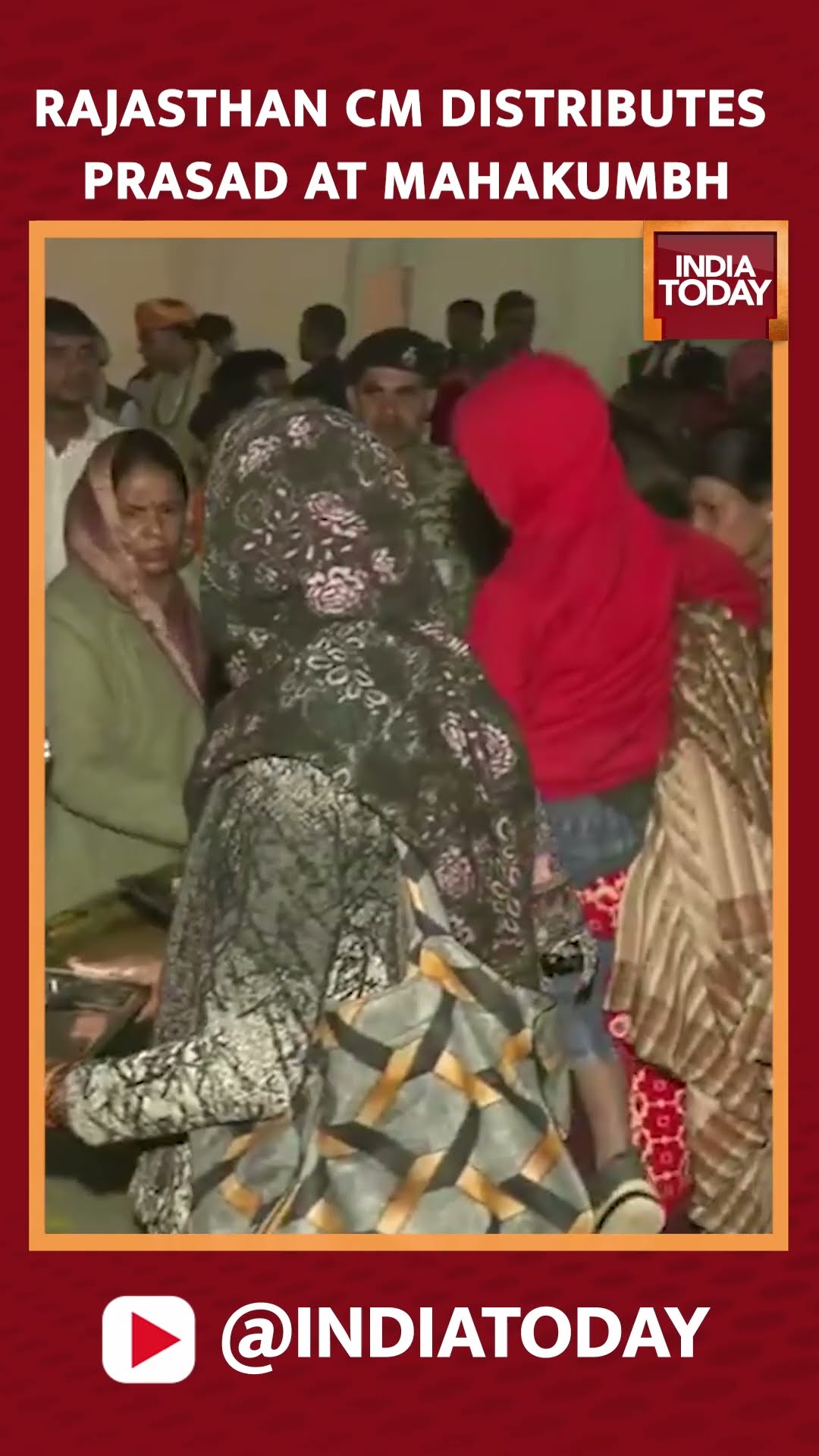 Rajasthan CM Bhajan Lal Sharma Distributes Prasad In Prayagraj | Maha Kumbh 2025 | India Today